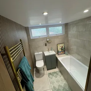 Bathroom fitting project in Falkirk