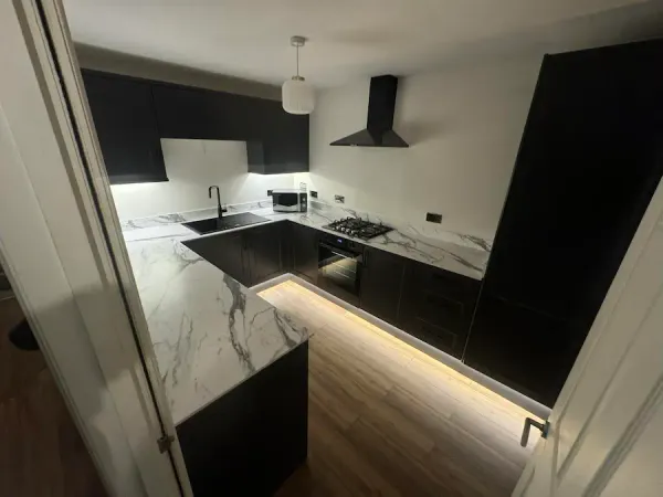 Kitchen refurbishment completed in Falkirk by LJD Home Improvements