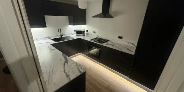 Fit-only kitchen installation in Falkirk by LJD Home Improvements