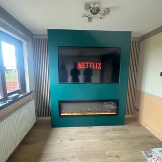 Media wall installation in Falkirk